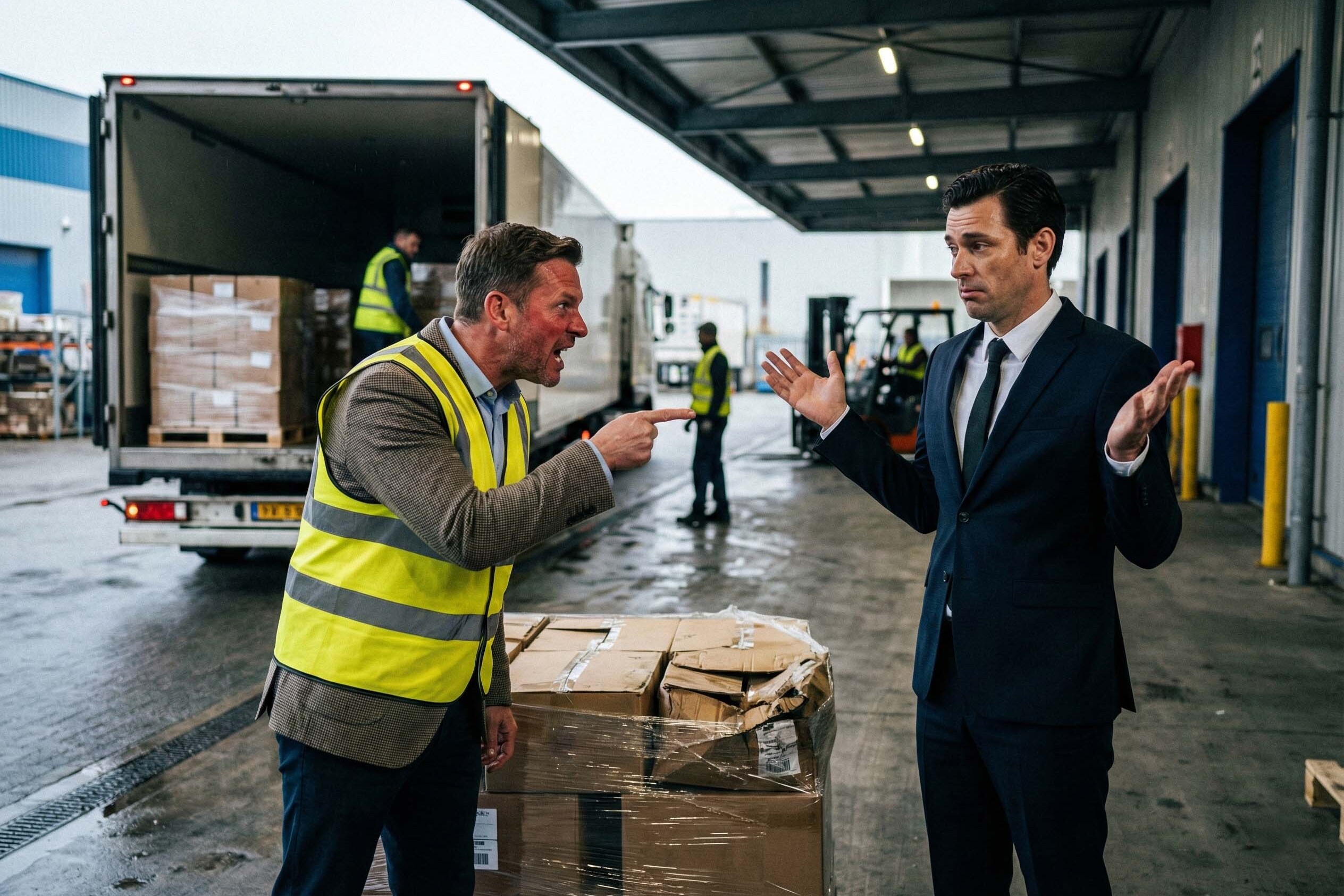 Client nemultumit la platforma logistica ilustrand nevoia unui Curs de Marketing si Relatii cu Clientii pentru gestionarea reclamatiilor.